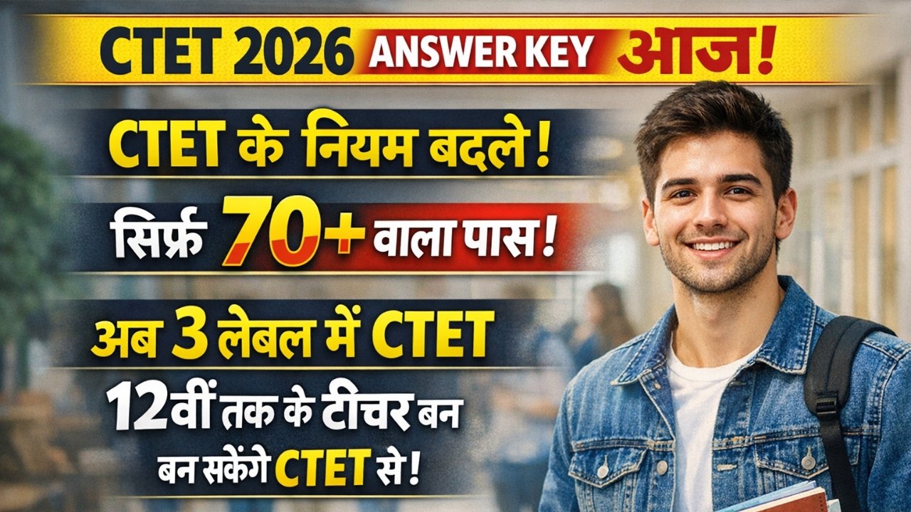 CTET 2026 Answer Key Rules Change