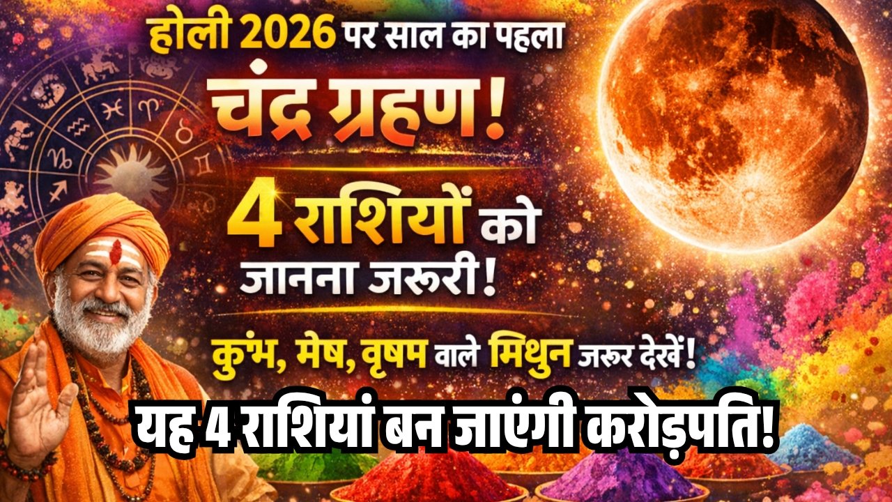 Holi 2026 चंद्रग्रहण राशिफल देखें