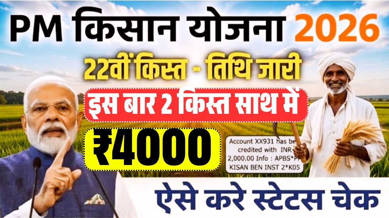 PM Kisan Nidhi Yojana 22nd Kist 2026