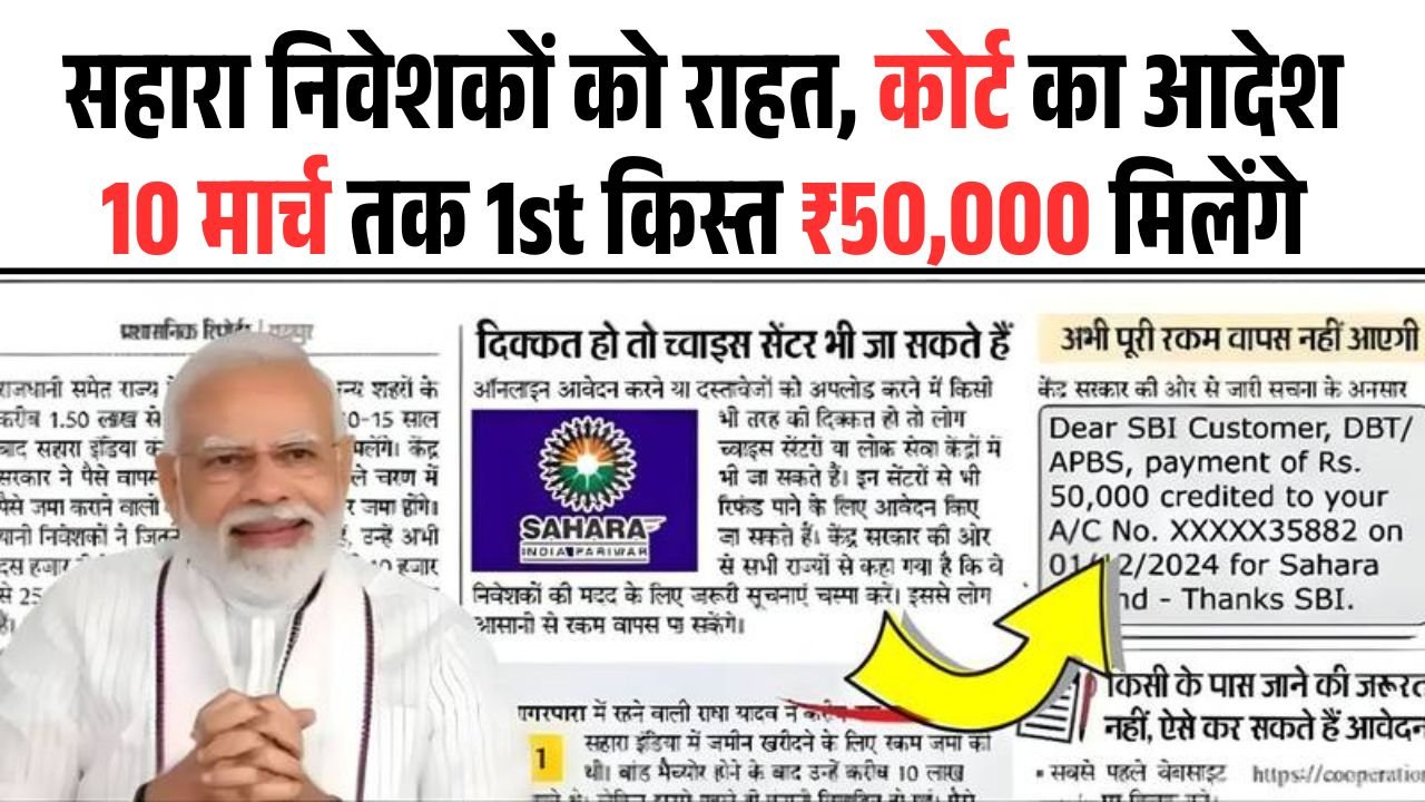 Sahara India Refund Start March 2026